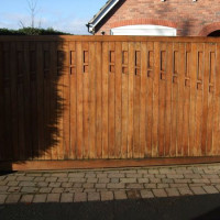 wooden gate fitted in Liverpool